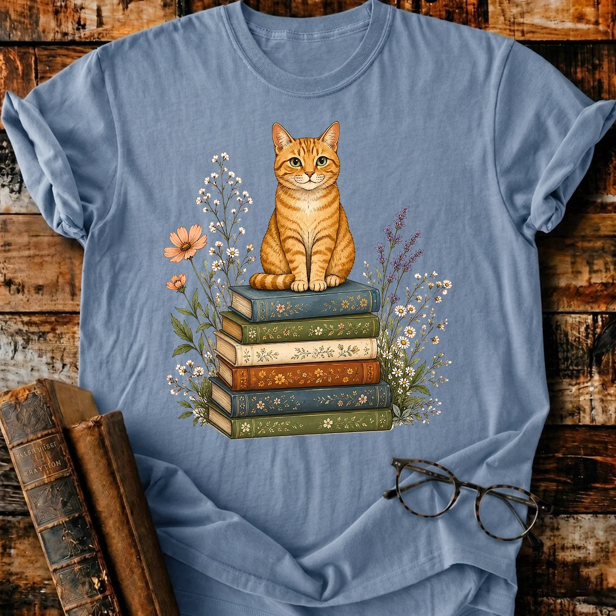 Books & Whiskers T-Shirt