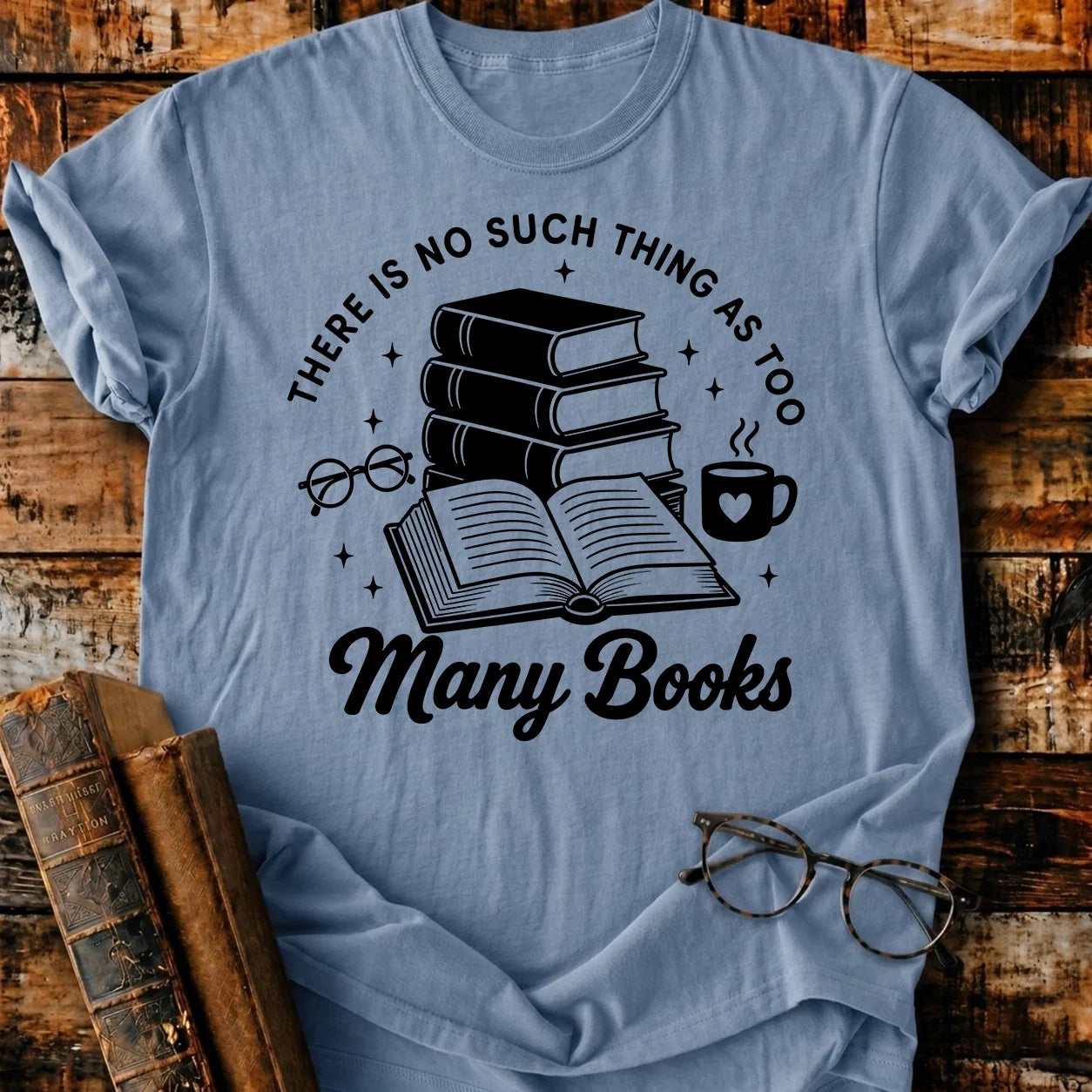 No Many Books T-Shirt
