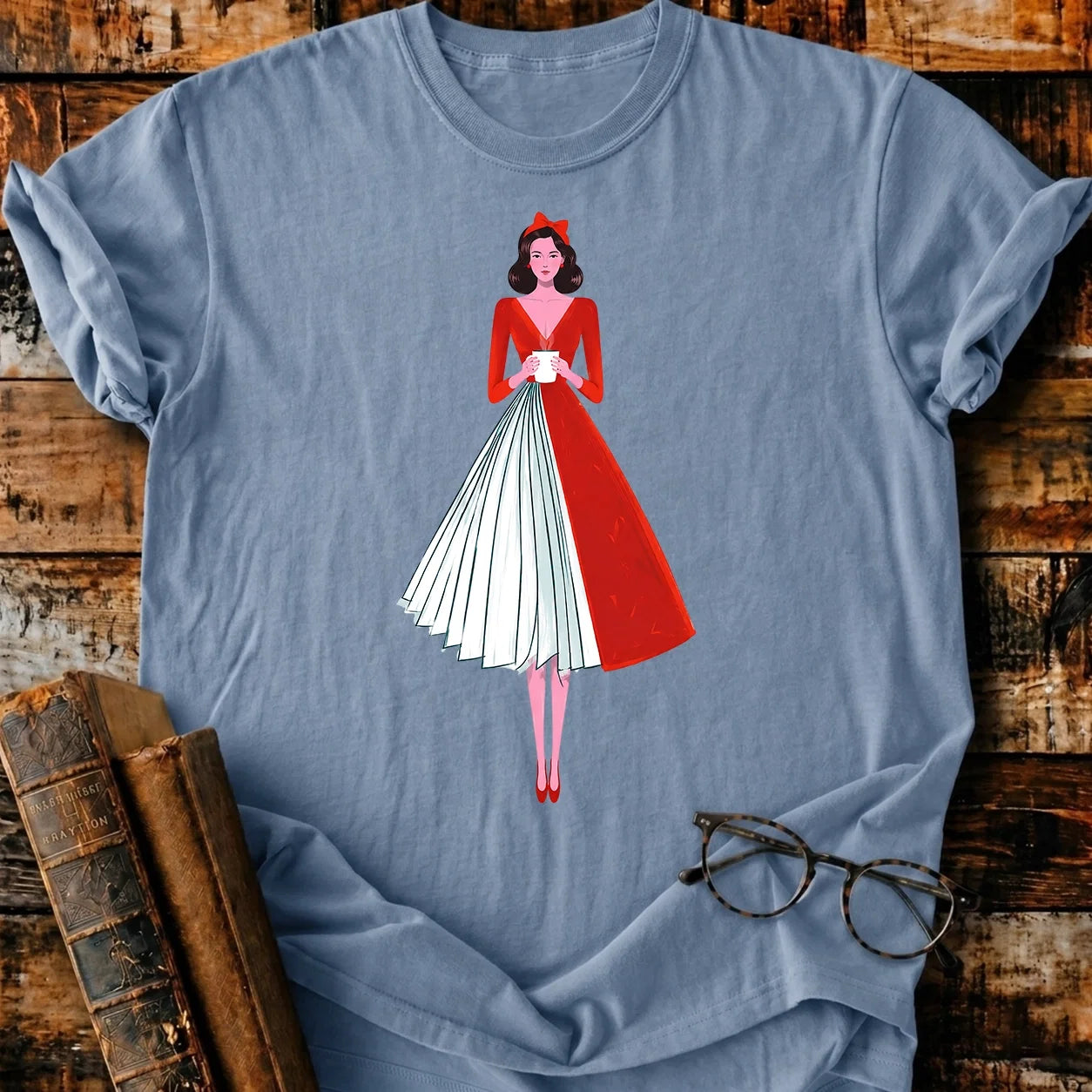 Reading Pages Dress T-Shirt