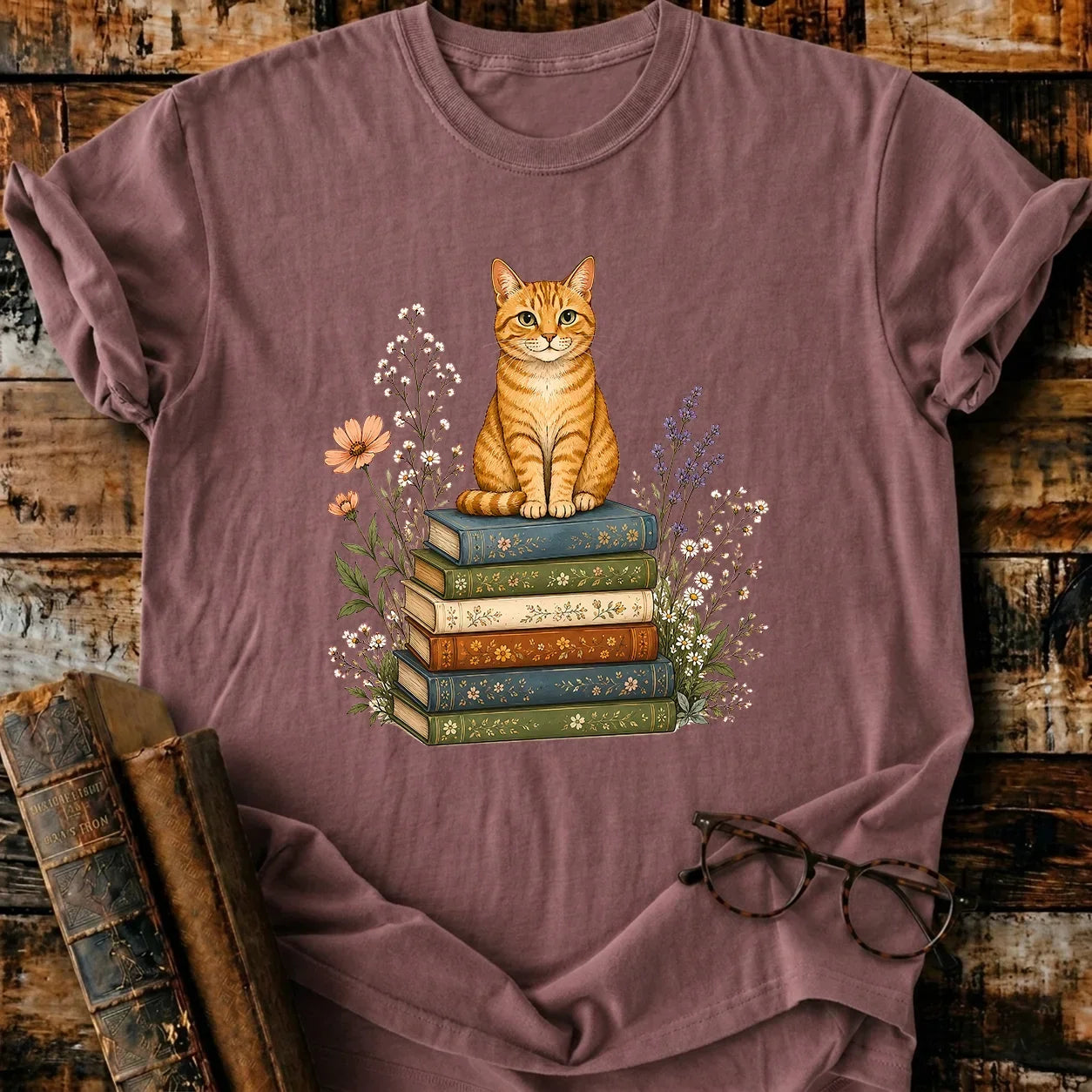 Books & Whiskers T-Shirt