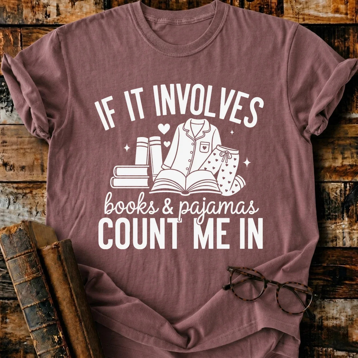 Books & Pajamas T-Shirt