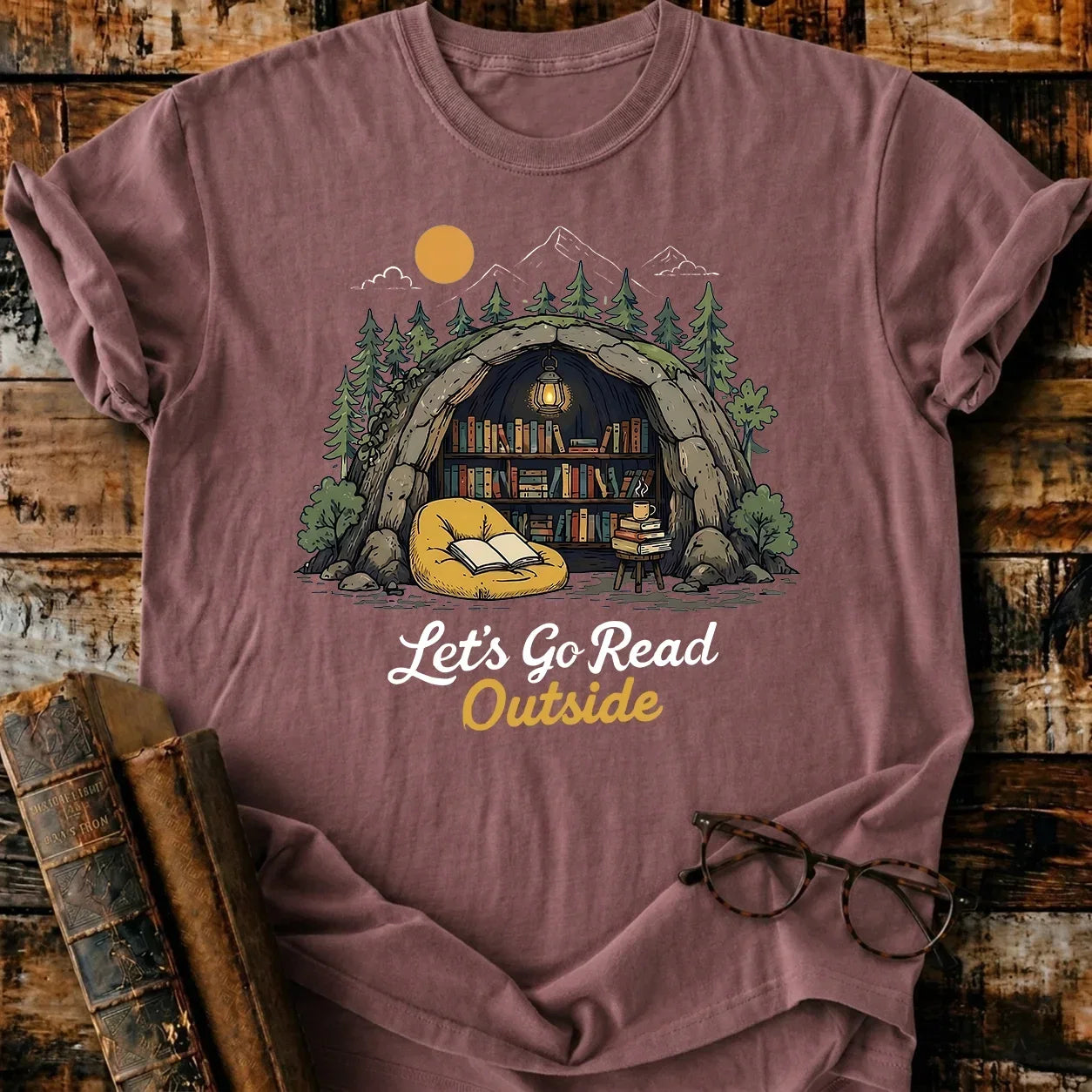 Let Go Read Outside T-Shirt