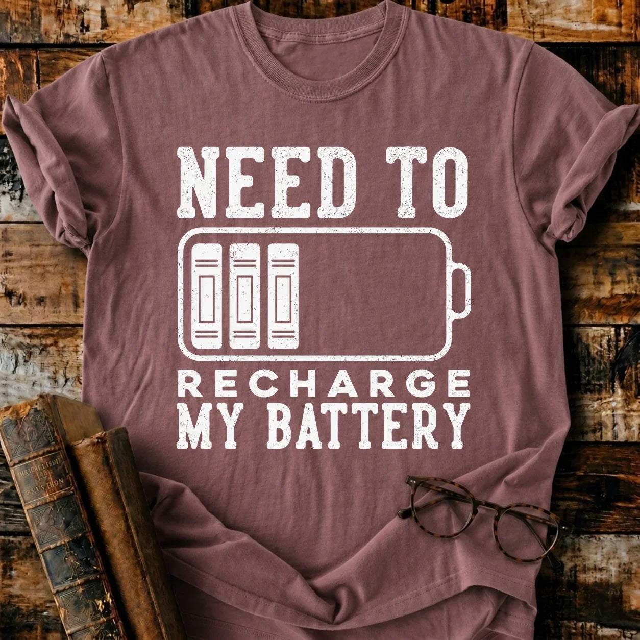 Recharge Battery T-Shirt
