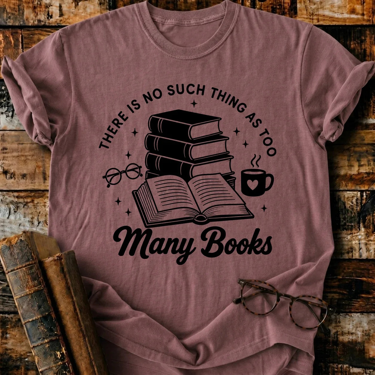 No Many Books T-Shirt
