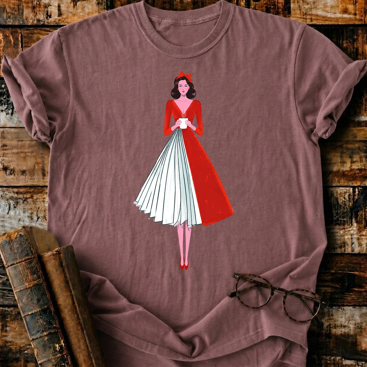 Reading Pages Dress T-Shirt