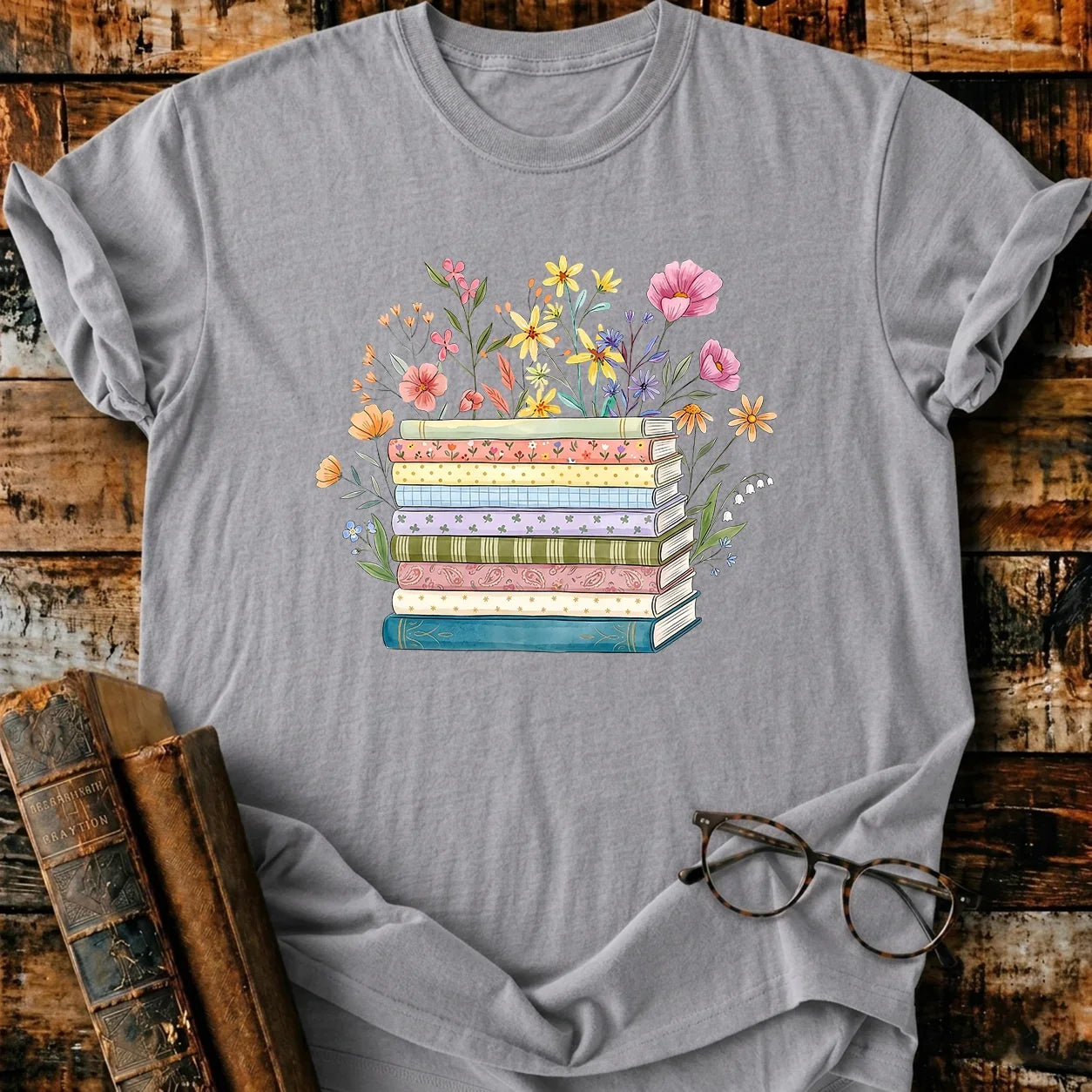 Bookish Blooms T-Shirt