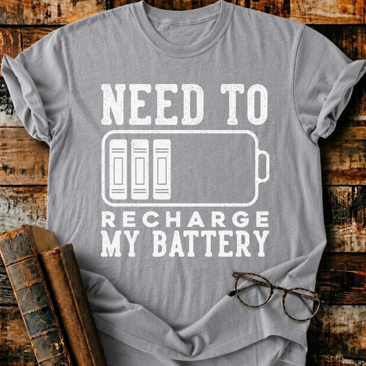 Recharge Battery T-Shirt