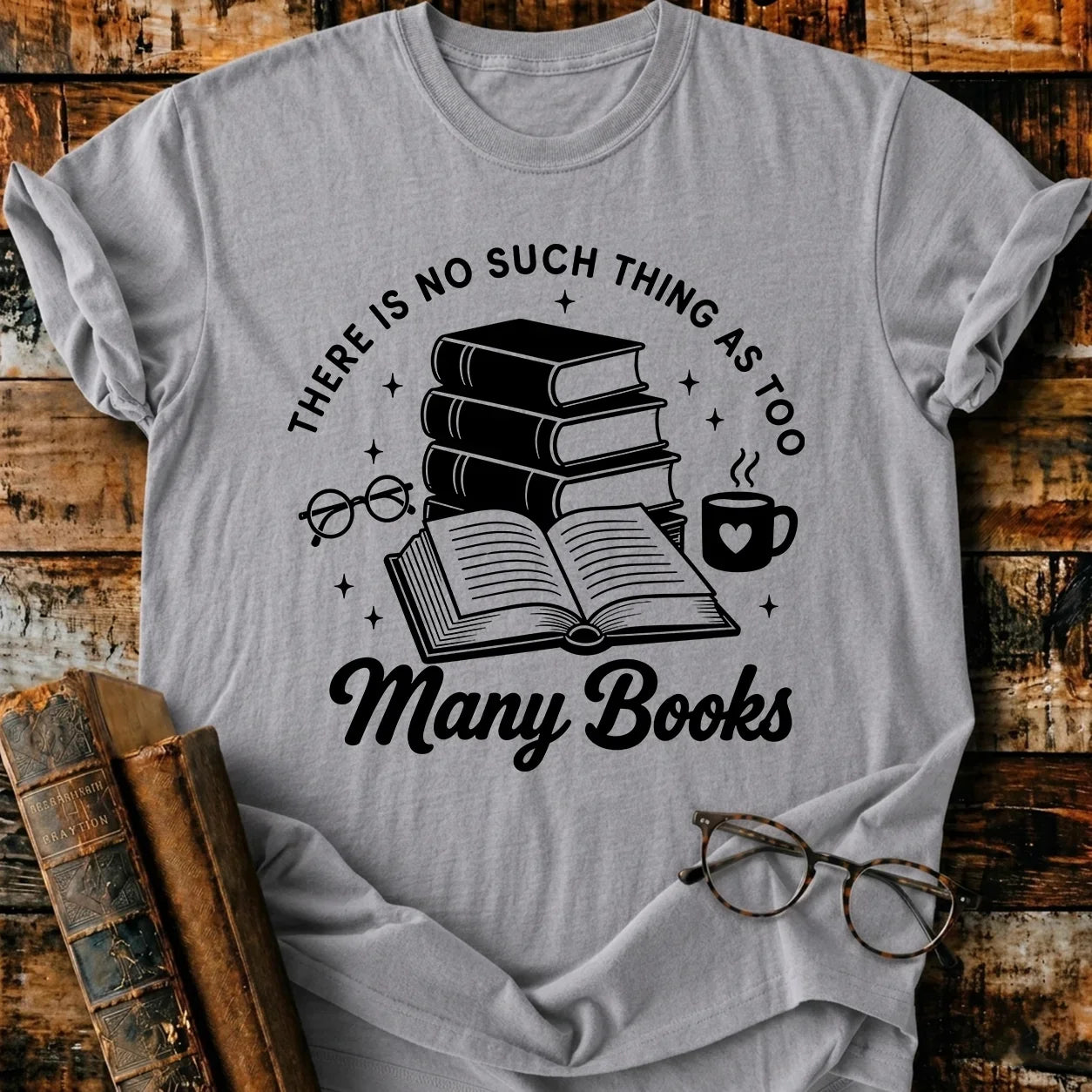 No Many Books T-Shirt