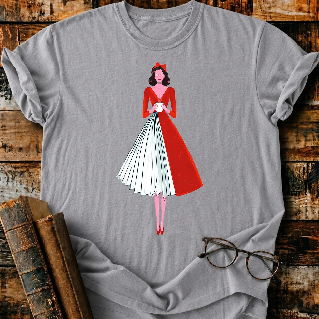 Reading Pages Dress T-Shirt