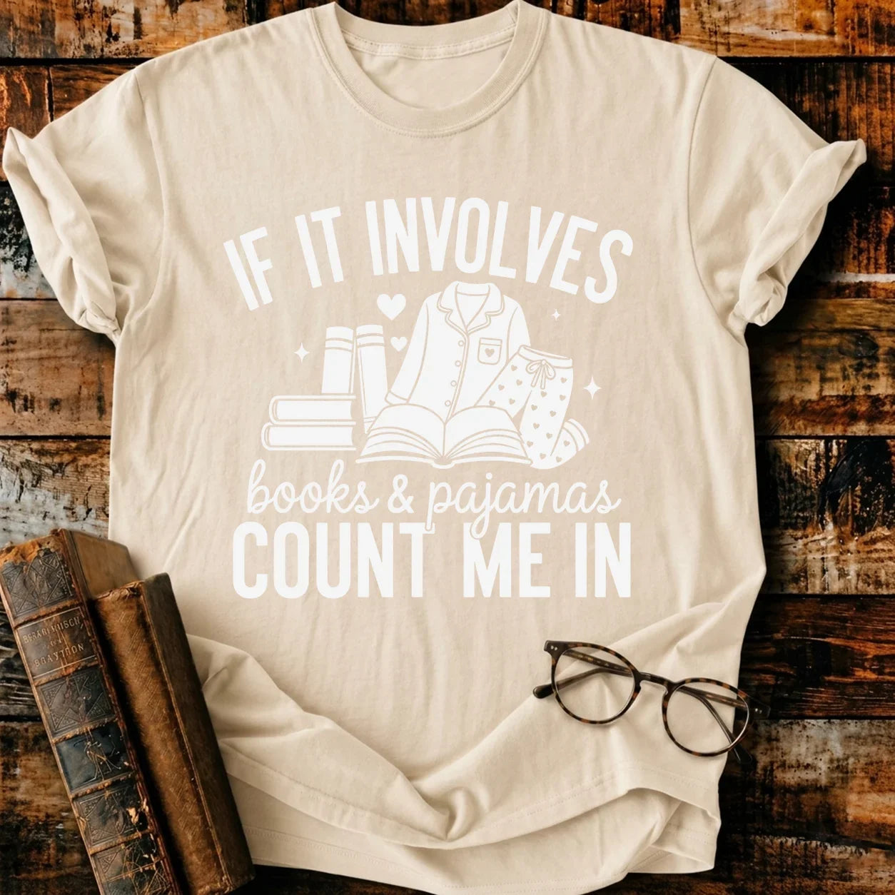 Books & Pajamas T-Shirt