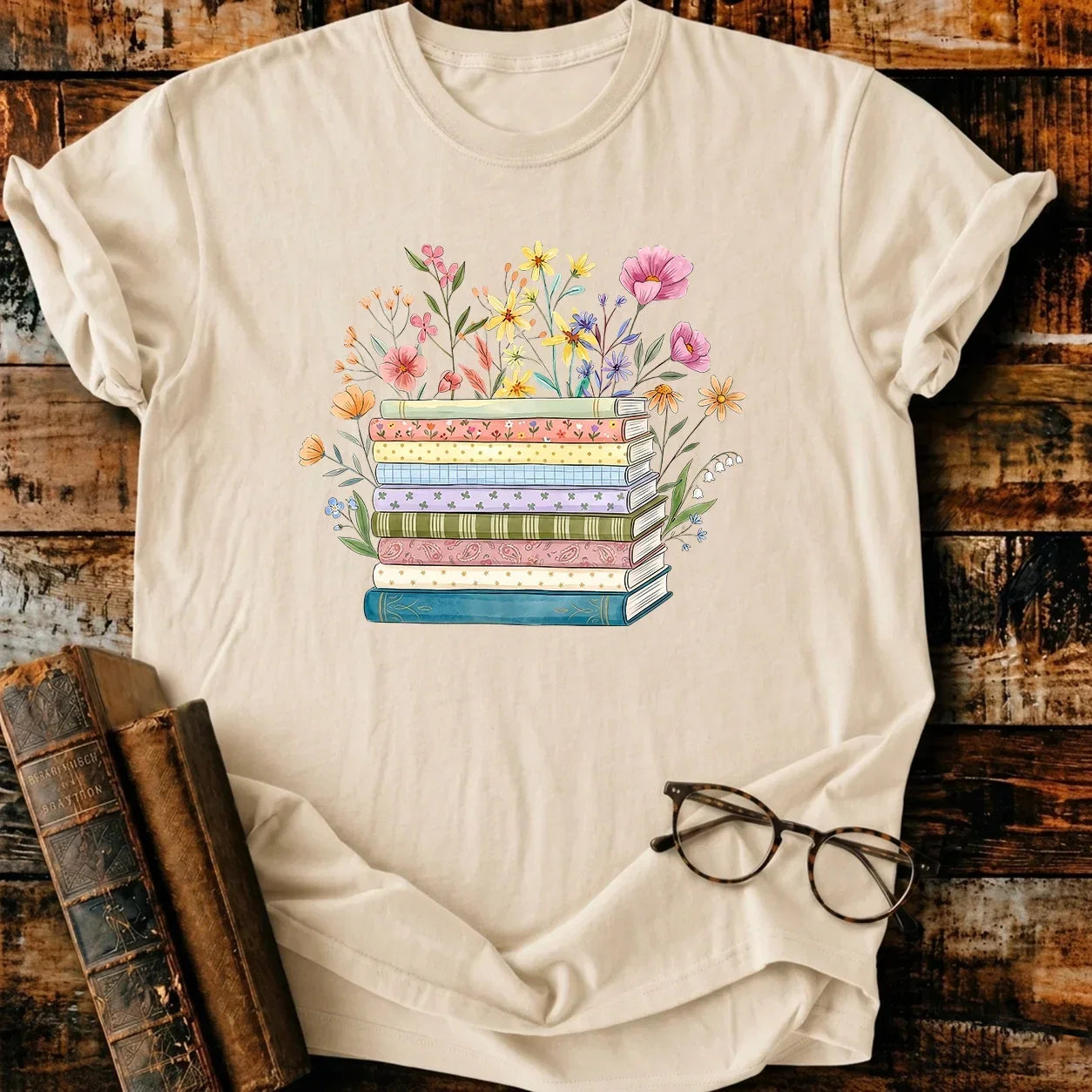 Bookish Blooms T-Shirt