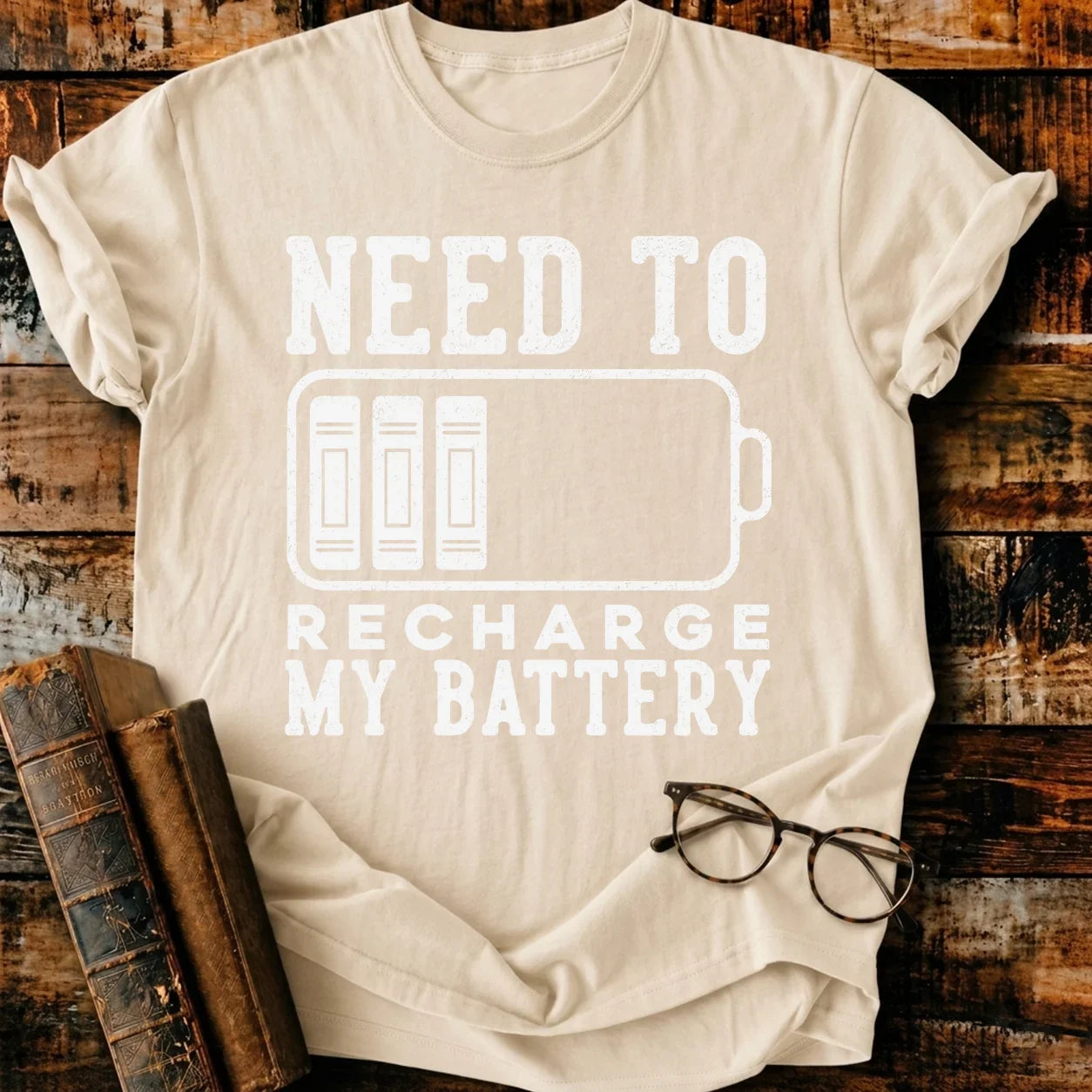 Recharge Battery T-Shirt