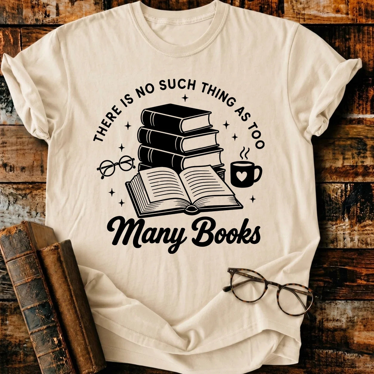 No Many Books T-Shirt