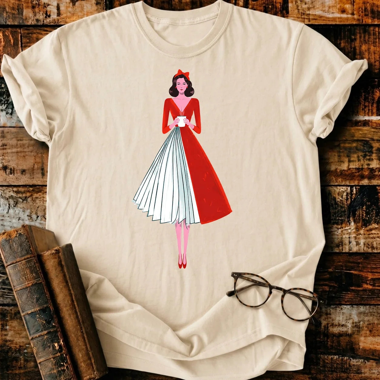 Reading Pages Dress T-Shirt
