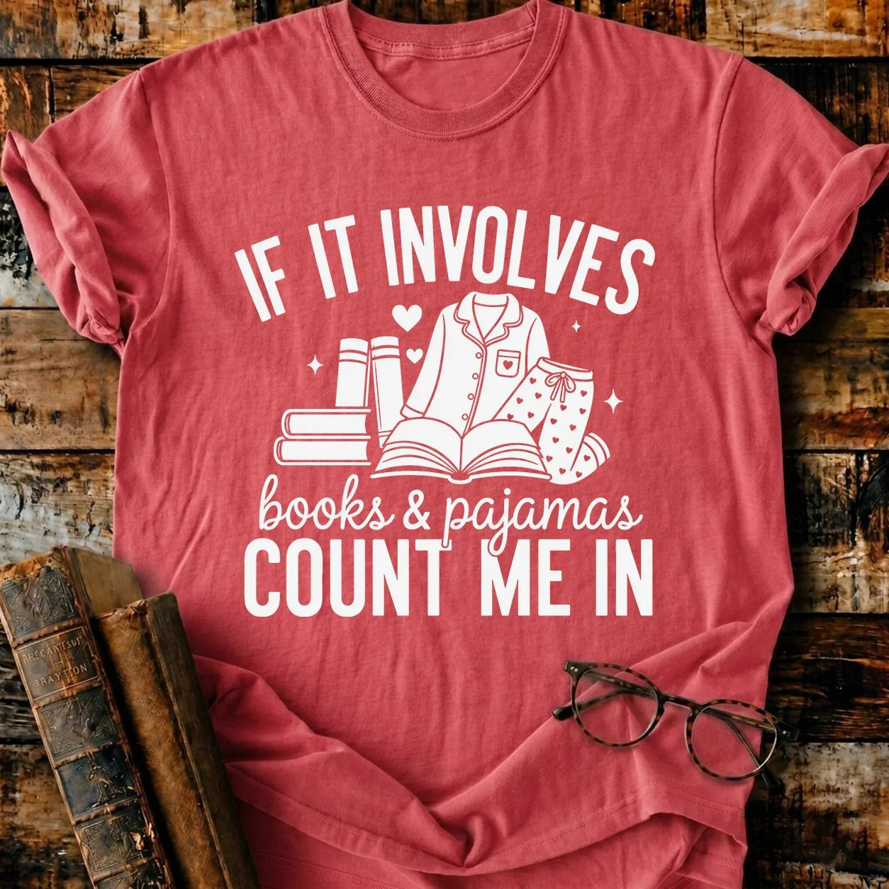 Books & Pajamas T-Shirt