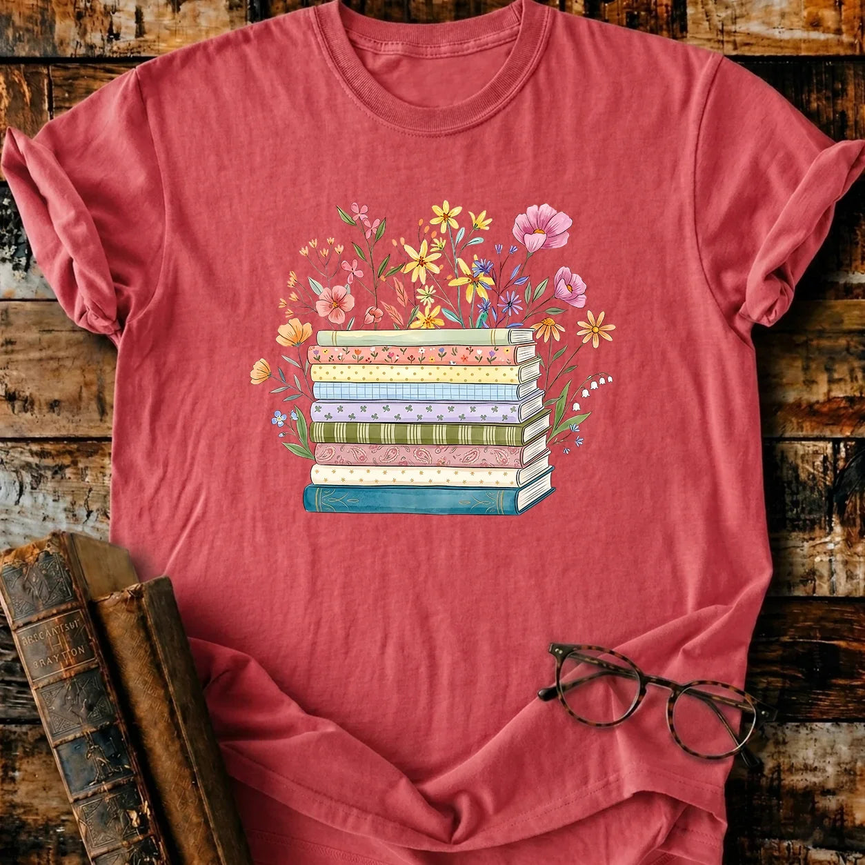 Bookish Blooms T-Shirt