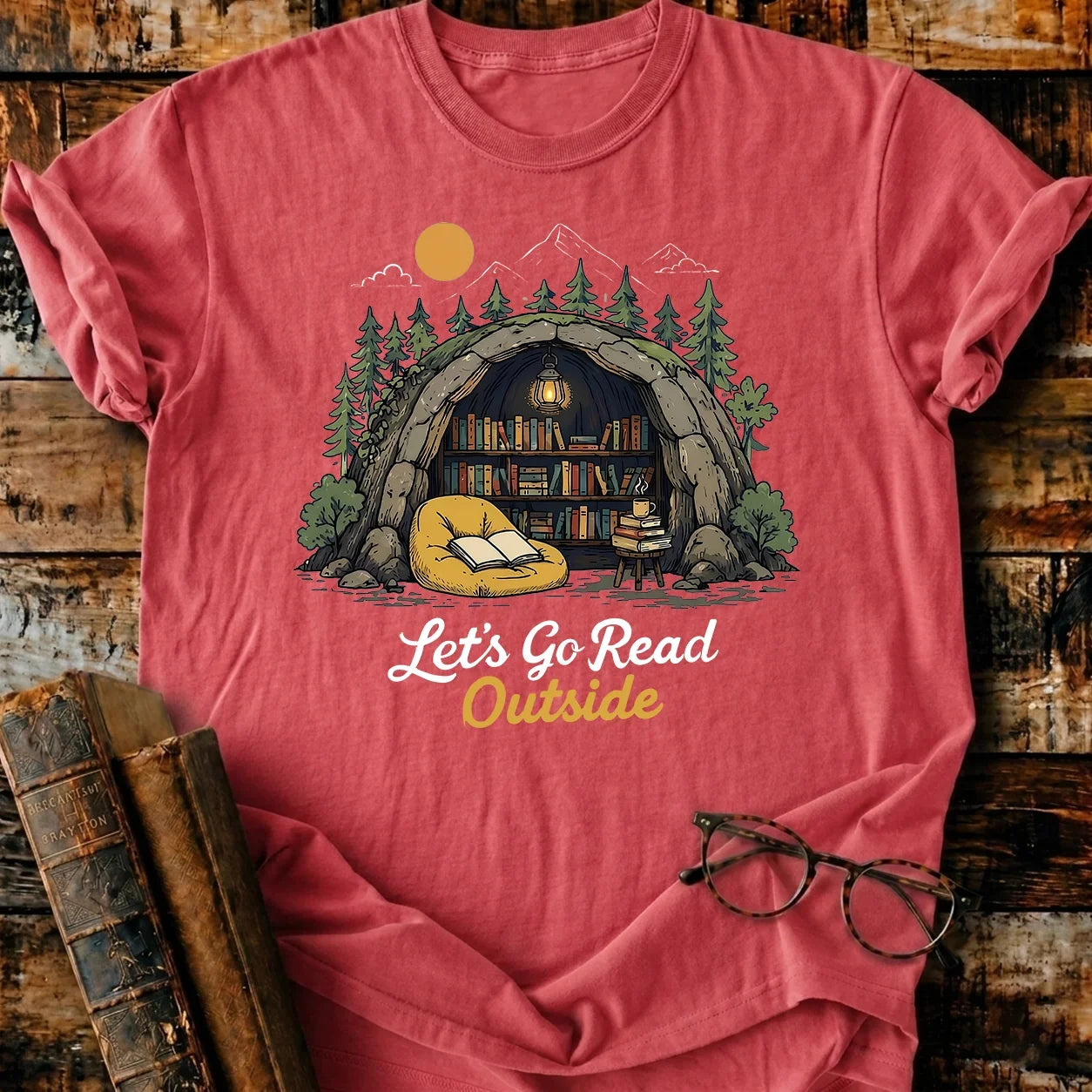 Let Go Read Outside T-Shirt