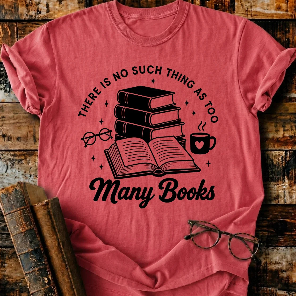 No Many Books T-Shirt