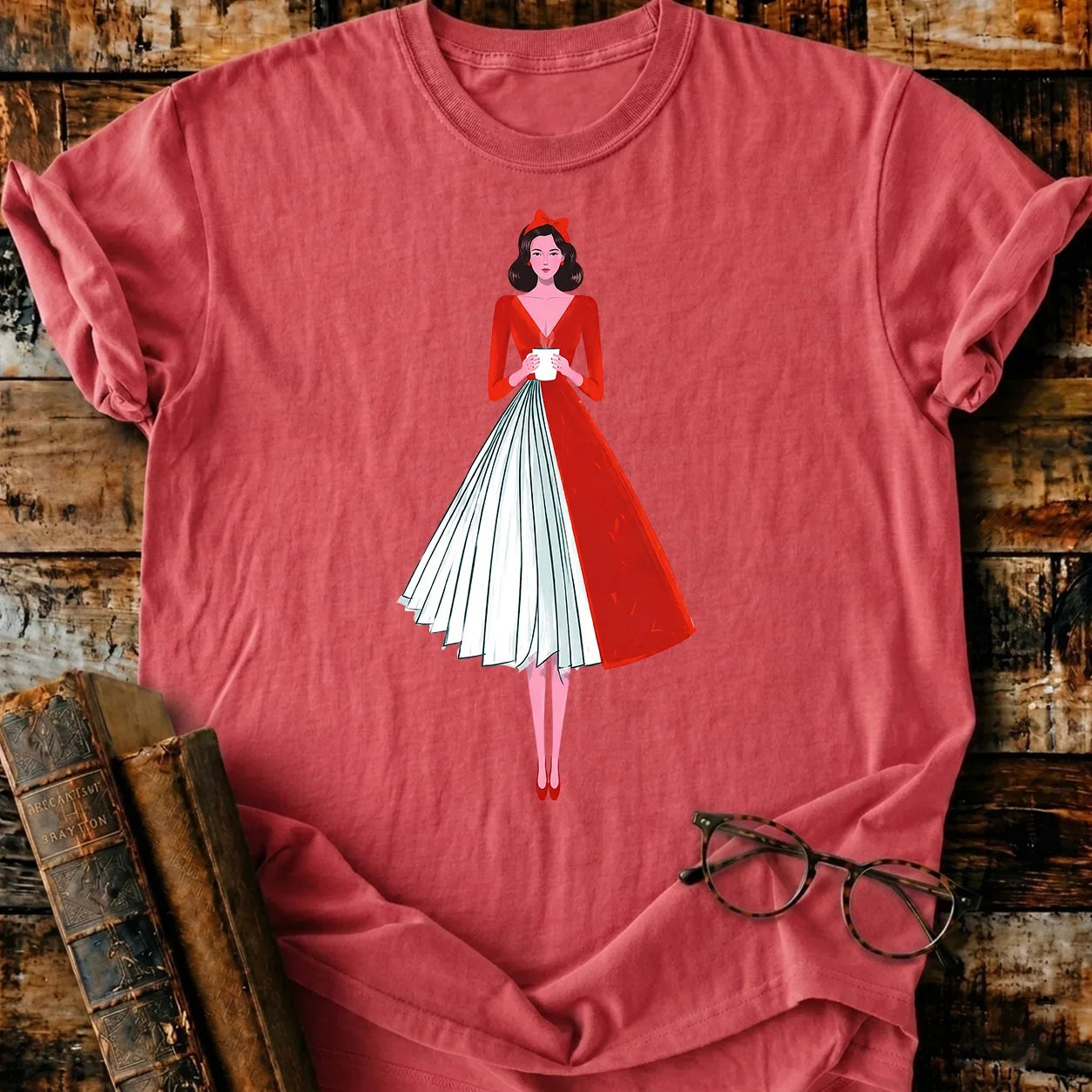 Reading Pages Dress T-Shirt