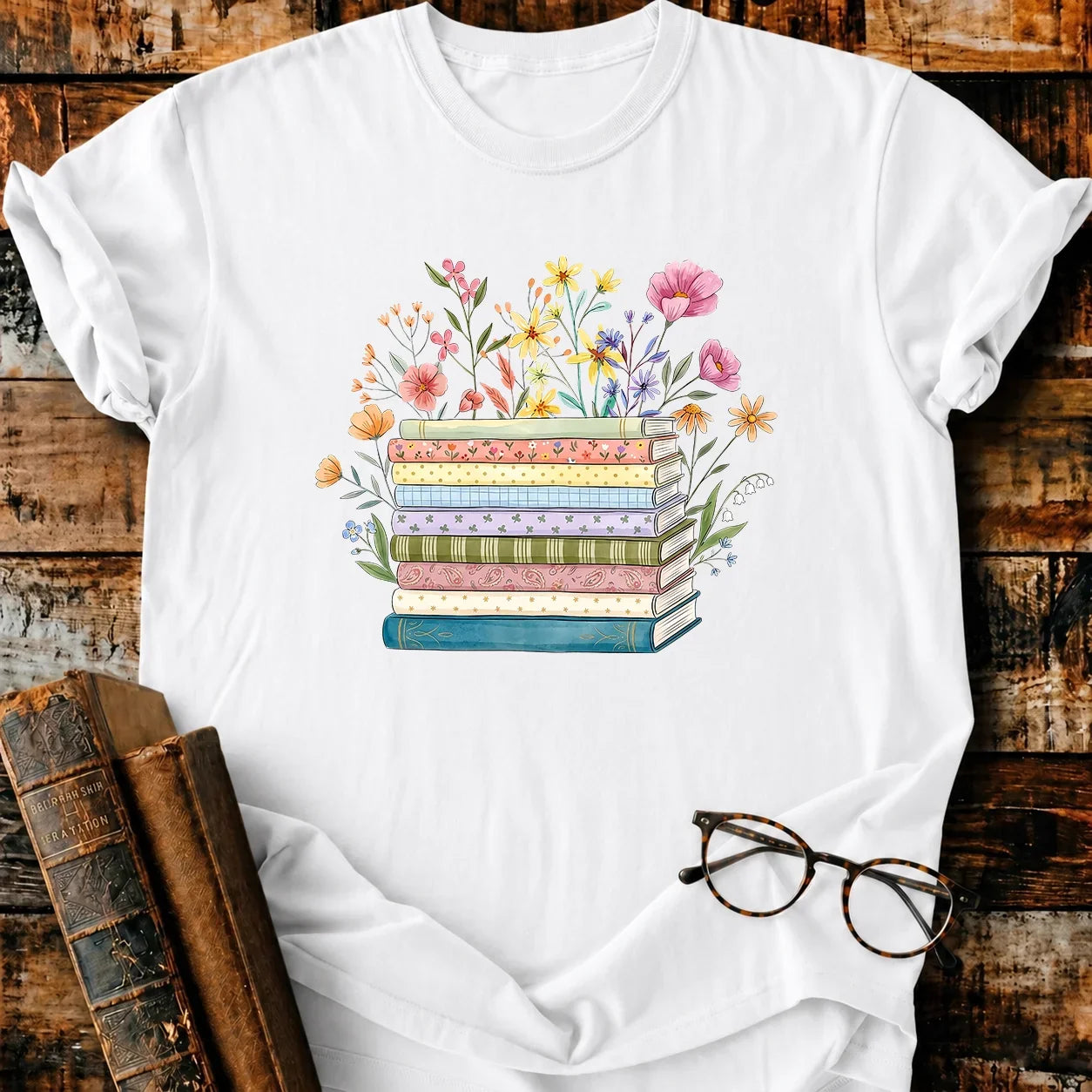 Bookish Blooms T-Shirt