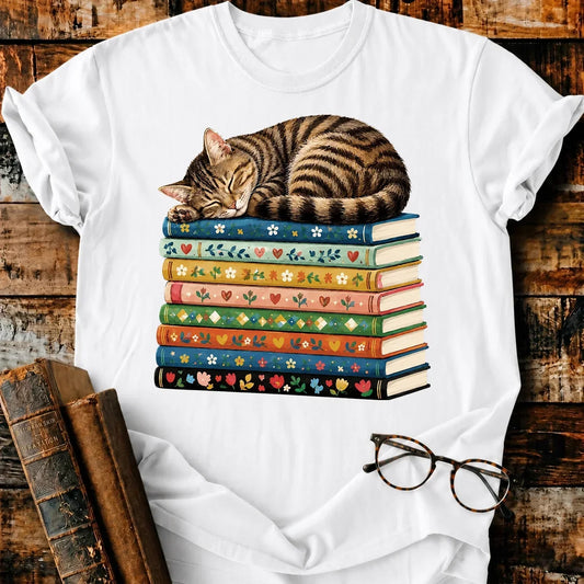 Tabby Cat Sleep T-Shirt