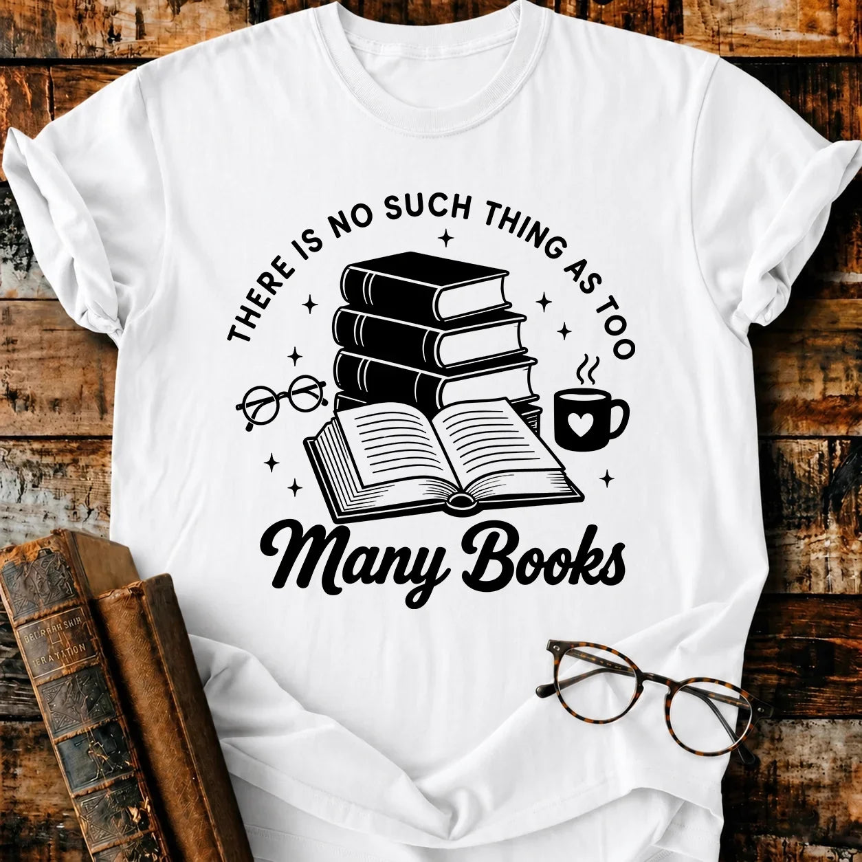 No Many Books T-Shirt