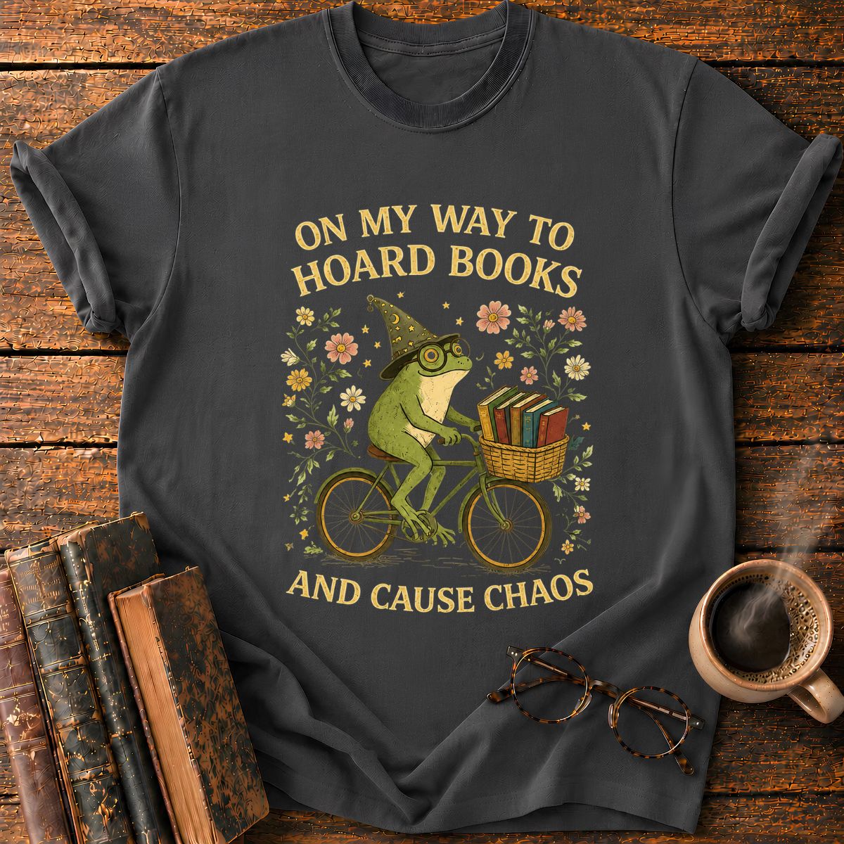 On My Way To Hoard Books T-Shirt