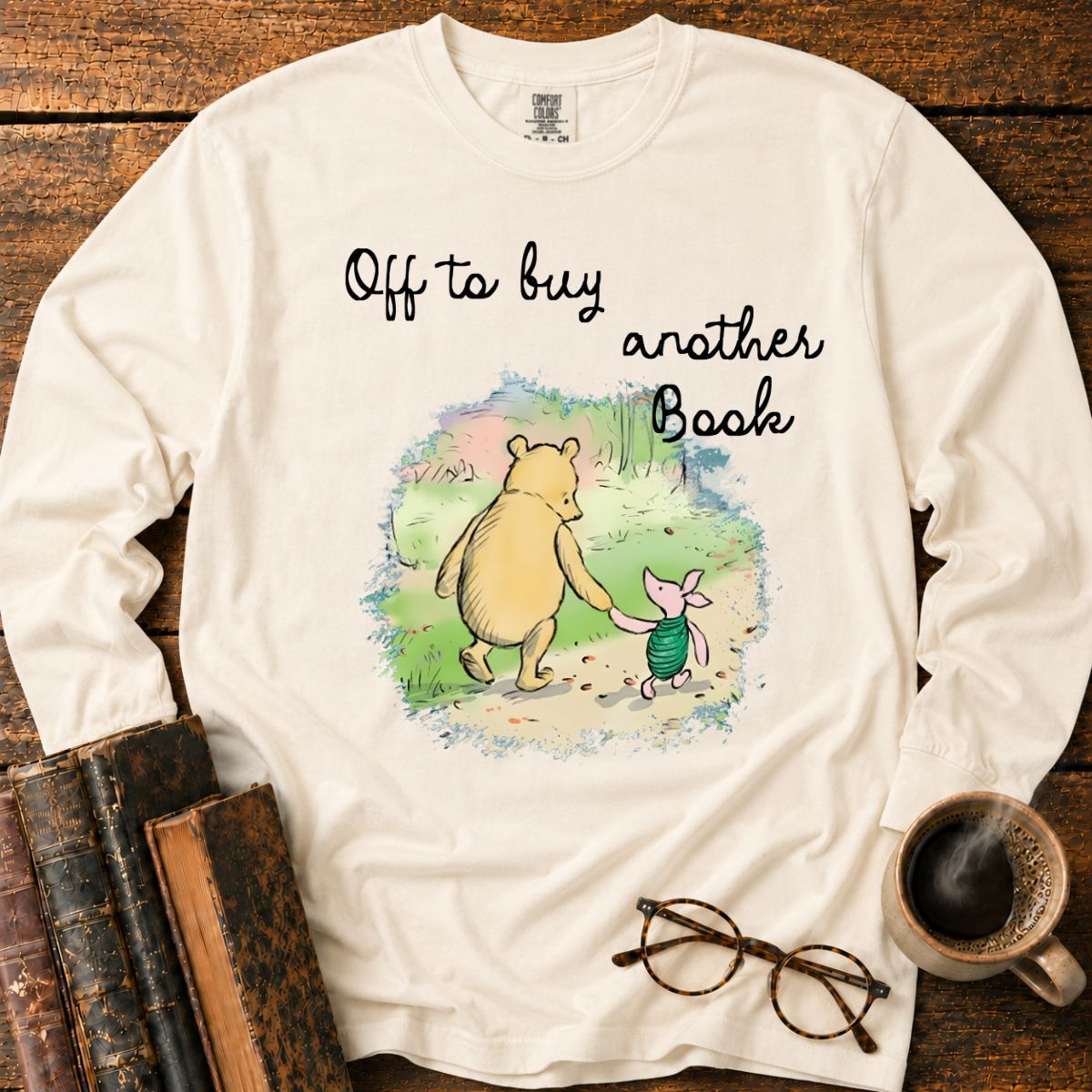 Off To Buy Another Book LS T-Shirt