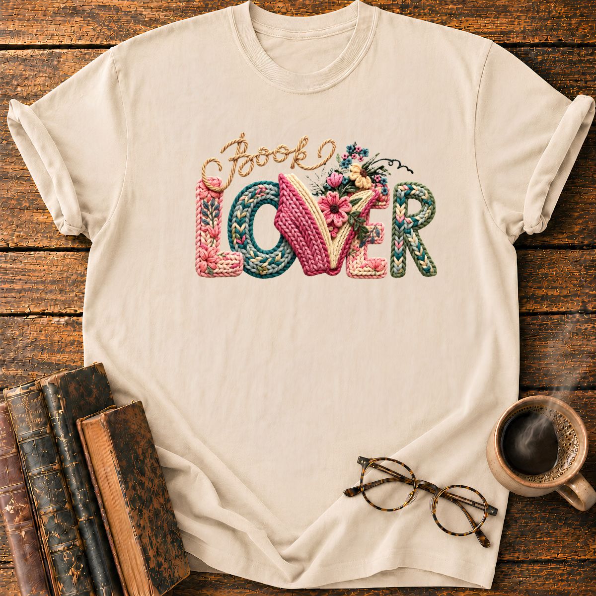 Book Lover in Bloom T-Shirt