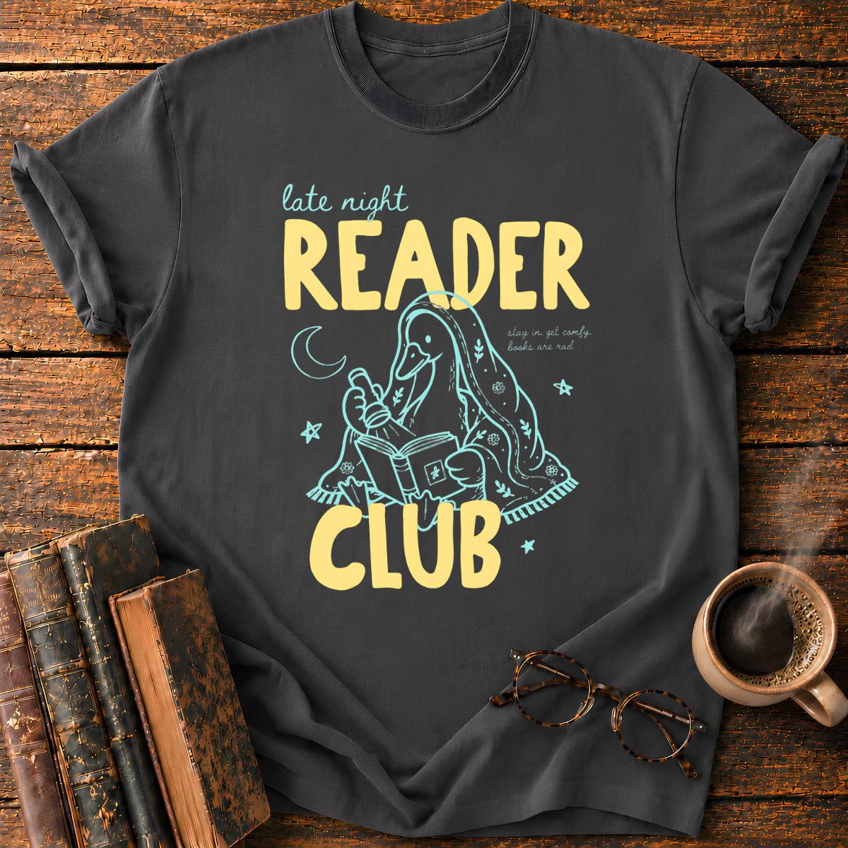 Late Night Reader Club T-Shirt