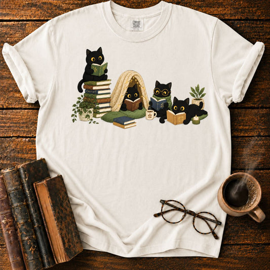 Cats & Books T-Shirt