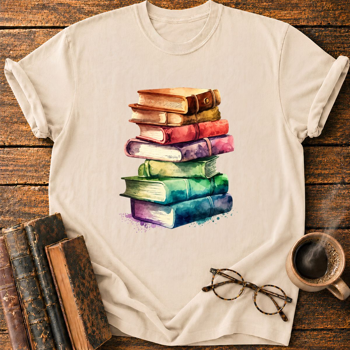 Books Art T-Shirt