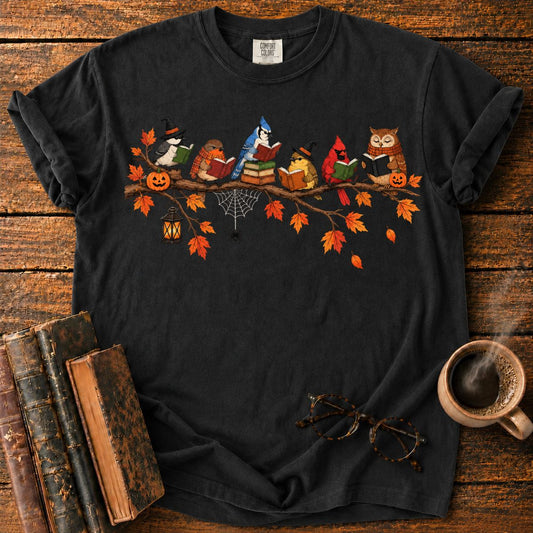 Birds’ Halloween Reading Branch T-Shirt