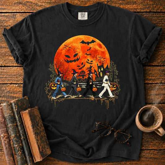 Four Witch-Hatted Walkers with Books T-Shirt