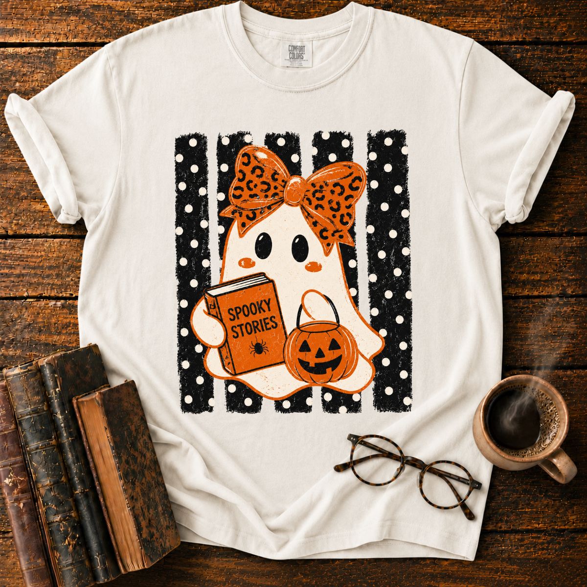 Cute Vintage Halloween Ghost T-Shirt