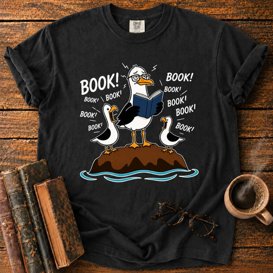 Bookish Seagull Family Chaos T-Shirt