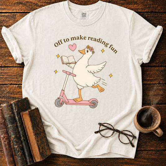Off To Make Reading Fun T-Shirt