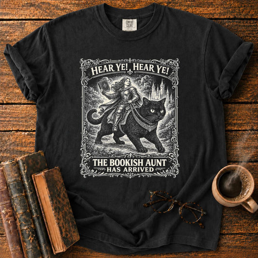 The Bookish Aunt Arrived T-Shirt