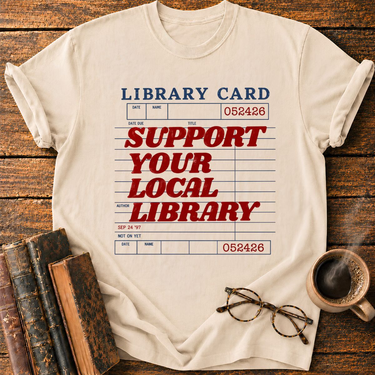Library Card T-Shirt
