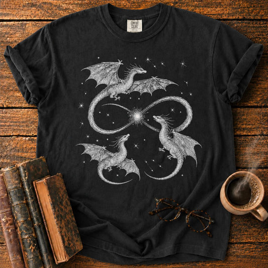 Cosmic Dragons Around Infinity T-Shirt