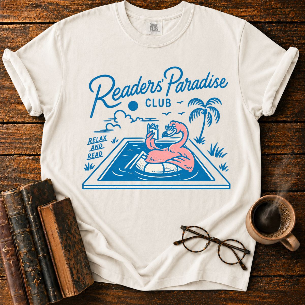 Readers Paradise Club Flamingo T-Shirt