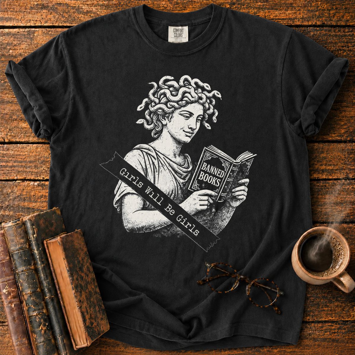 Marble Muse and Banned Books T-Shirt