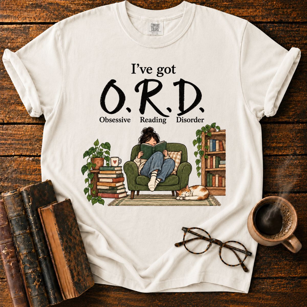 Obsessive Reading Disorder Book Lover T-Shirt