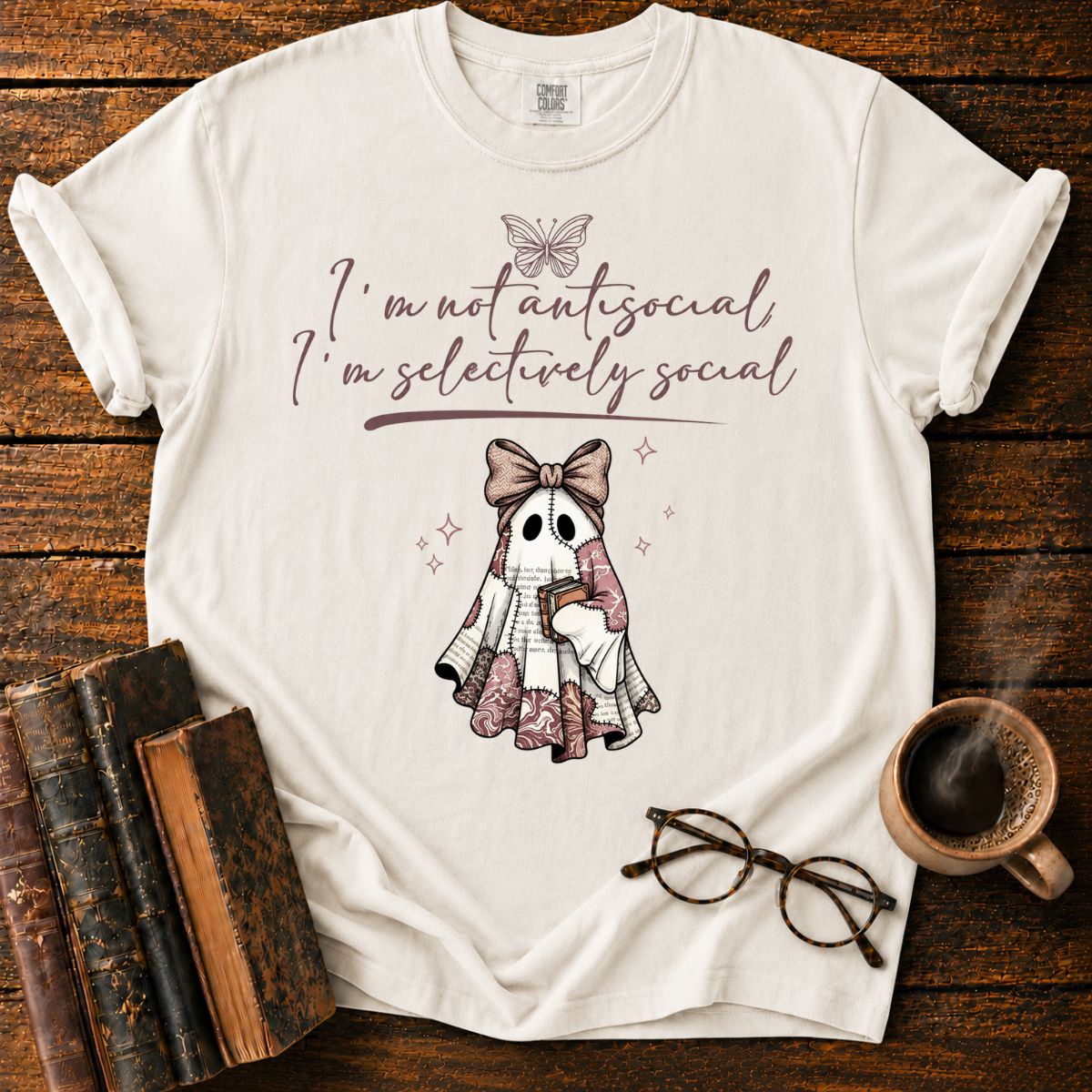 Selectively Social Ghost T-Shirt