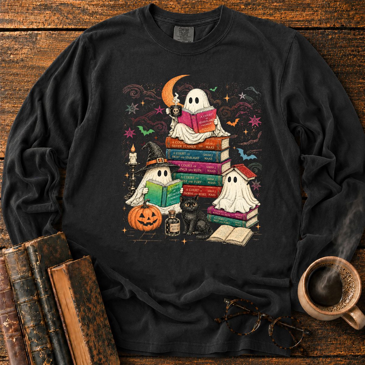 Ghost Readers LS T-Shirt
