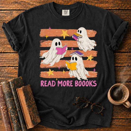 Ghosts Reading More Books T-Shirt