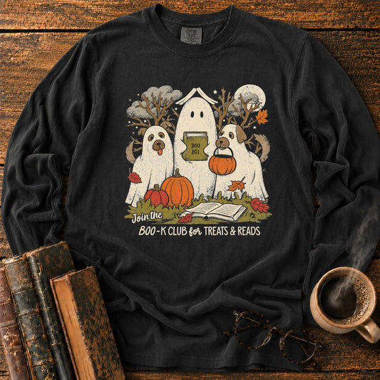 Boo-k Club Halloween LS T-Shirt