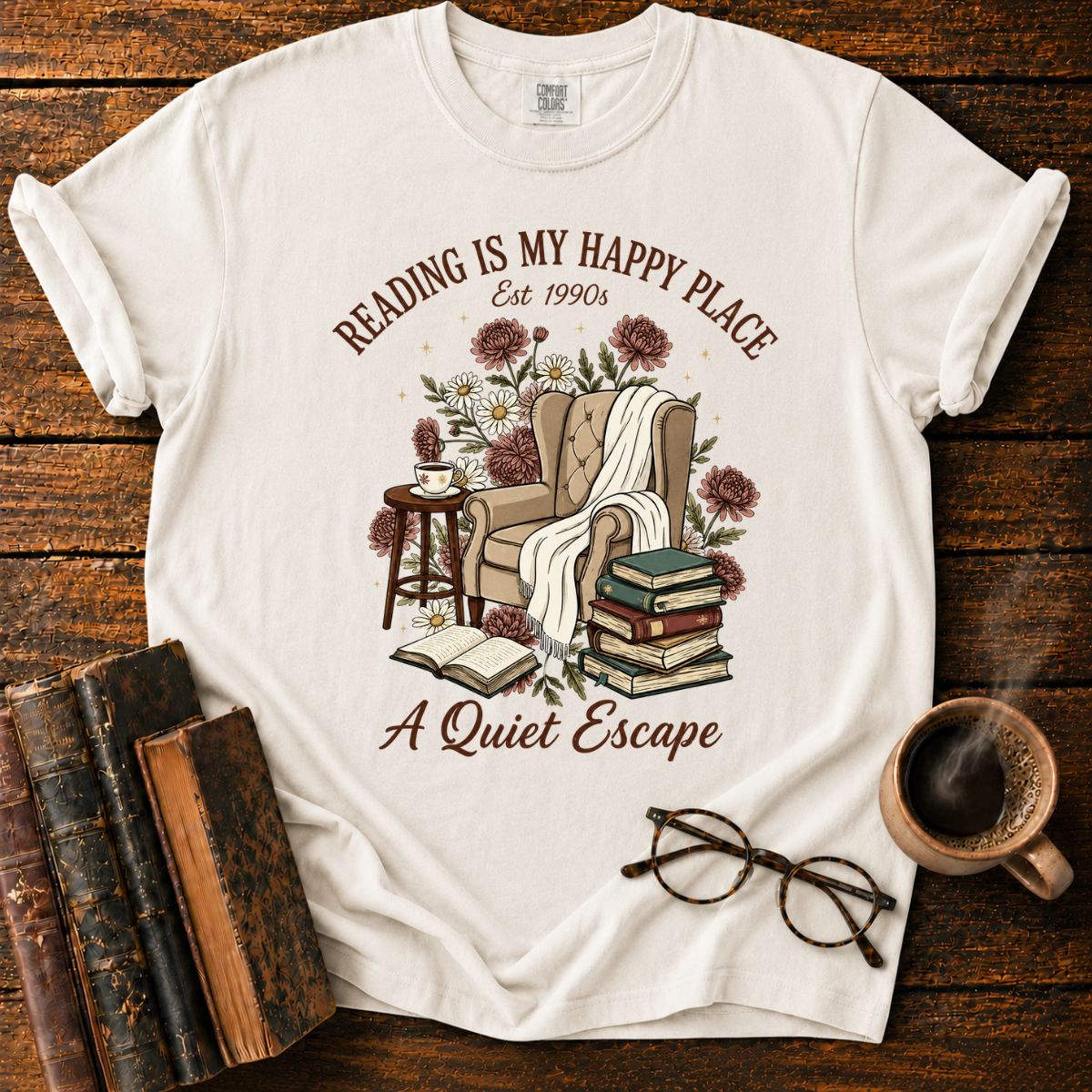 Reading Is My Happy Place T-Shirt