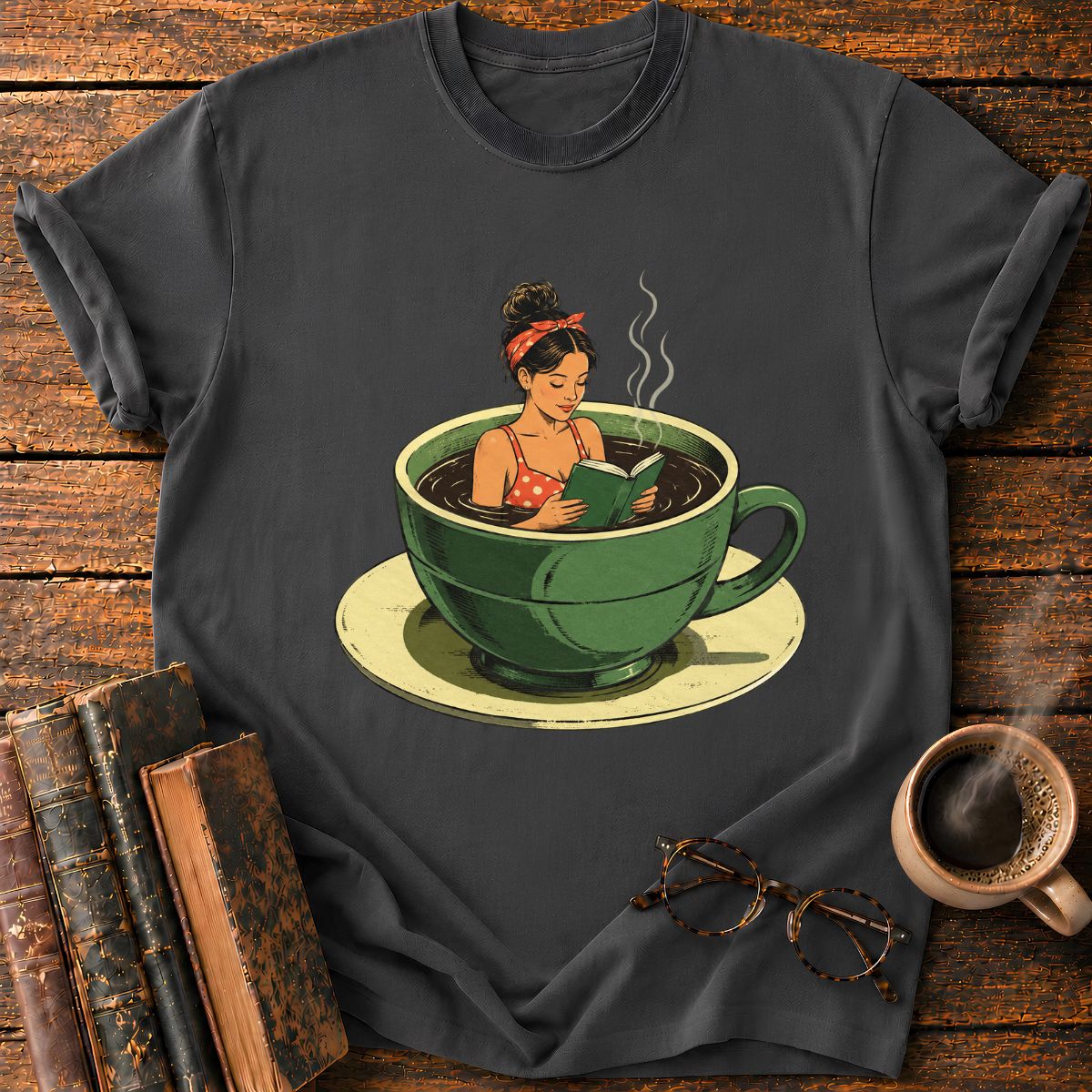 A Woman Reading A Book T-Shirt