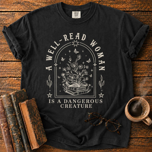A Well-Read Woman’s Botanical T-Shirt